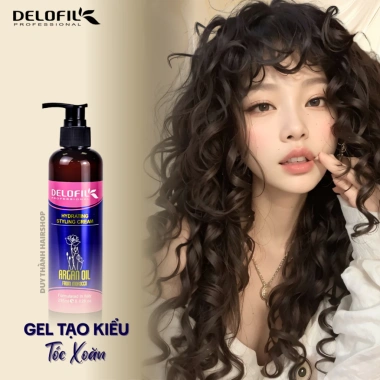 Gel Tạo Kiểu Tóc Xoăn DELOFIL 235ml - Giữ Nếp Lâu, Dưỡng Ẩm, Ngừa Khô Xơ, Tóc Bồng Bềnh 6 Gel Tạo Kiểu Tóc Xoăn DELOFIL 235ml - Giữ Nếp Lâu, Dưỡng Ẩm, Ngừa Khô Xơ, Tóc Bồng Bềnh 6