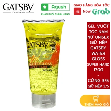Gel Vuốt Tóc Unisex Gatsby Water Gloss 170g Siêu Cứng, Thơm, Dễ Rửa - Giá 99.000đ 10