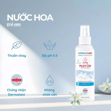 GermaCare Đức Nước Hoa Thuần Chay - Cấp ẩm da, Vitamin E, Đạt chứng nhận Dermatest, giá 255k 7