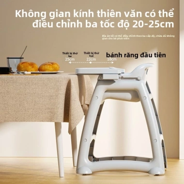 Ghế ăn đa chức năng trẻ sơ sinh – dùng tại nhà, nhà hàng, khách sạn, chỉ 742.700đ