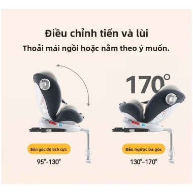 Ghế an toàn Beridi đa năng cho trẻ 0-12 tuổi, di động, ngả lưng thoải mái, giá ưu đãi 2,842,700₫ 6