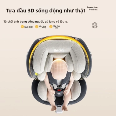 Ghế an toàn Beridi đa năng cho trẻ 0-12 tuổi, di động, ngả lưng thoải mái, giá ưu đãi 2,842,700₫ 7