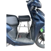 Ghế bé lớn trên 40kg, không tựa, đi xe máy ga - inox, yên nệm đen, giá 195k 5