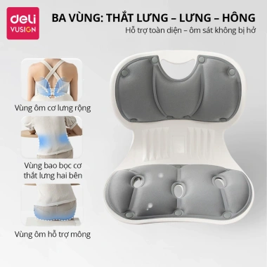Ghế Bệt Tựa Lưng Deli Điều Chỉnh Tư Thế Ngồi Chống Gù Lưng 219.000 VND