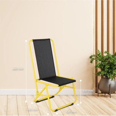 Ghế cà phê Win QUI PHÚC lưng lưới, nâng đỡ tốt, thoáng khí, gấp gọn linh hoạt