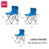 Ghế cắm trại gấp gọn Deli - Vải dù đa năng 2 size, 3 màu, thích hợp câu cá, dã ngoại, du lịch - Chỉ 190k 8