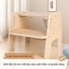 Ghế đẩu gỗ chắc chắn cho trẻ em - Ghế bước cầu thang, tăng chiều cao, gấp gọn, giá chỉ 399.000đ (giảm từ 506.730đ)