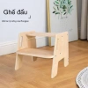 Ghế đẩu gỗ chắc chắn cho trẻ em - Ghế bước cầu thang, tăng chiều cao, gấp gọn, giá chỉ 399.000đ (giảm từ 506.730đ) 2