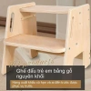 Ghế đẩu gỗ chắc chắn cho trẻ em - Ghế bước cầu thang, tăng chiều cao, gấp gọn, giá chỉ 399.000đ (giảm từ 506.730đ) 3