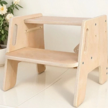 Ghế đẩu gỗ chắc chắn cho trẻ em - Ghế bước cầu thang, tăng chiều cao, gấp gọn, giá chỉ 399.000đ (giảm từ 506.730đ) 8