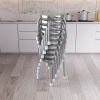 Ghế đẩu inox Dona S QUI PHÚC – inox sáng bóng, không gỉ, bền, tiện lợi, giảm giá 19% 5