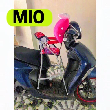 Ghế đi xe máy tay ga MIO - ghế ga xếp sắt sơn tĩnh điện, gấp gọn, an toàn, 205.100 VND 3