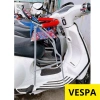 Ghế đi xe VESPA cho bé 9 tháng-4 tuổi, ga xếp sắt sơn tĩnh điện, gấp gọn, an toàn