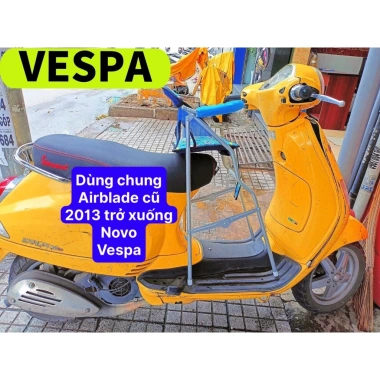 Ghế đi xe VESPA cho bé 9 tháng-4 tuổi, ga xếp sắt sơn tĩnh điện, gấp gọn, an toàn 4 Ghế đi xe VESPA cho bé 9 tháng-4 tuổi, ga xếp sắt sơn tĩnh điện, gấp gọn, an toàn 4