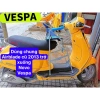 Ghế đi xe VESPA cho bé 9 tháng-4 tuổi, ga xếp sắt sơn tĩnh điện, gấp gọn, an toàn 6