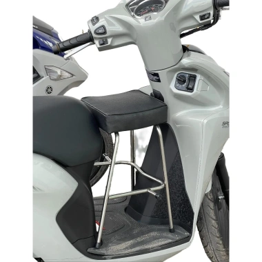 Ghế Đôn Ga Inox Yên Nệm Đen Xe Máy Tay Ga - Giá 155.400₫, Siêu Bền, Tiện Lợi 2