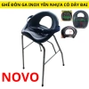 Ghế Đôn Ga Inox Yên Nhựa Có Dây Đai - Ghế Ngồi Xe Novo Giá 155.400 VND 2