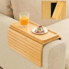 Ghế Đựng Cốc Tự Nhiên Chống Trơn Trượt Sofa Tre Tay Gập Lại - Điều Khiển Từ Xa Mới 6