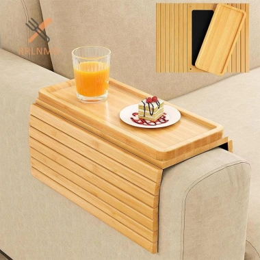 Ghế Đựng Cốc Tự Nhiên Chống Trơn Trượt Sofa Tre Tay Gập Lại - Điều Khiển Từ Xa Mới