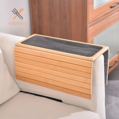Ghế Đựng Cốc Tự Nhiên Chống Trơn Trượt Sofa Tre Tay Gập Lại - Điều Khiển Từ Xa Mới