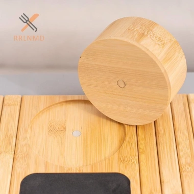 Ghế Đựng Cốc Tự Nhiên Chống Trơn Trượt Sofa Tre Tay Gập Lại - Điều Khiển Từ Xa Mới