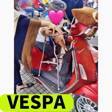 Ghế Ga Xếp Sắt Sơn Tĩnh Điện Gấp Gọn Xe Vespa An Toàn Cho Bé 205.100₫ 5
