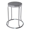 Ghế inox đôn Dona QUI PHÚC, sáng bóng, chịu lực tốt, xếp chồng tiện, chống trượt 7