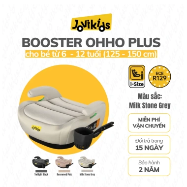 Ghế Nâng Ôtô OHHO Plus Jovikids Booster I-size 6-12 tuổi ISOFIX Cao cấp Giá 1,6 triệu 4