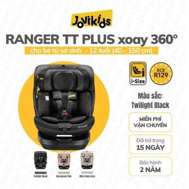 Ghế Ngồi Ôtô Cao Cấp RANGER TT Plus Jovikids - Xoay 360, i-Size ECE R129, 0-12 tuổi, Giá ưu đãi 5,360,000 VND 3 Ghế Ngồi Ôtô Cao Cấp RANGER TT Plus Jovikids - Xoay 360, i-Size ECE R129, 0-12 tuổi, Giá ưu đãi 5,360,000 VND 3