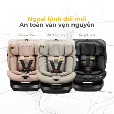 Ghế Ngồi Ôtô Cao Cấp RANGER TT Plus Jovikids - Xoay 360, i-Size ECE R129, 0-12 tuổi, Giá ưu đãi 5,360,000 VND