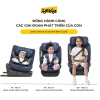 Ghế Ngồi Ôtô Cao Cấp RANGER TT Plus Jovikids - Xoay 360, i-Size ECE R129, 0-12 tuổi, Giá ưu đãi 5,360,000 VND 8