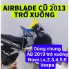 Ghế Ngồi Xe Airblade Cũ 2.013 - Dây Đai An Toàn, Ga Xếp Sắt Gấp Gọn, Bảo Vệ Bé 3