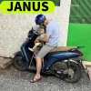 Ghế ngồi xe máy JANUS cho bé ghế ga xếp sắt sơn tĩnh điện gấp gọn giảm giá 199k 2