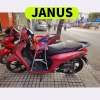 Ghế ngồi xe máy JANUS cho bé ghế ga xếp sắt sơn tĩnh điện gấp gọn giảm giá 199k 5