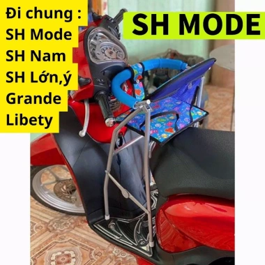 Ghế ngồi xe máy SH MODE – Ghế ga xếp sắt sơn tĩnh điện, gấp gọn, giá chỉ 205.100₫ 2