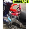 Ghế ngồi xe máy tay ga Airblade gập inox, vòng xe cho bé, phù hợp AB IMPLUSE FREEGO PCX, giá ưu đãi 260.400 VND 7