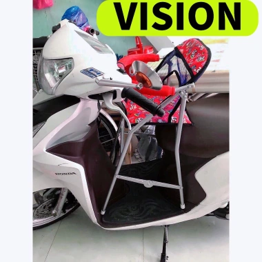 Ghế ngồi xe máy Vision - vòng an toàn, ghế ga xếp sắt sơn tĩnh điện, giá 190.450 VND