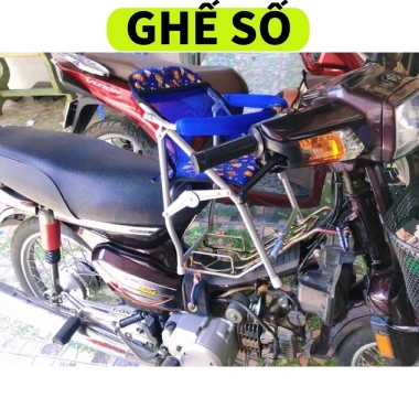 Ghế ngồi xe Số cho bé gấp gọn sắt sơn tĩnh điện và dây đai 100x4cm - Giá ưu đãi 188.760₫ 5
