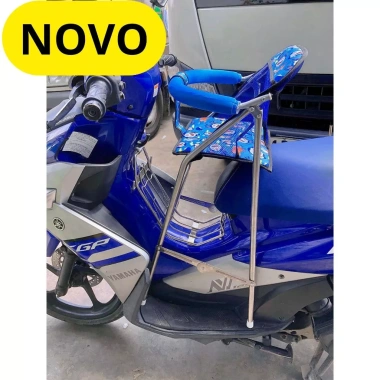 Ghế ngồi xe tay ga inox an toàn bé, ghế + dây đai 100x4cm, giá 265.300₫