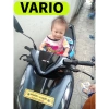 Ghế Ngồi Xe Vario Cho Bé - Ga Xếp Sắt Sơn Tĩnh Điện, Gấp Gọn, An Toàn, Giá 190.450đ Giảm Đặc Biệt 2
