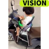 Ghế ngồi xe VISION vòng an toàn, ga xếp sắt sơn tĩnh điện, giá chỉ 193.380₫