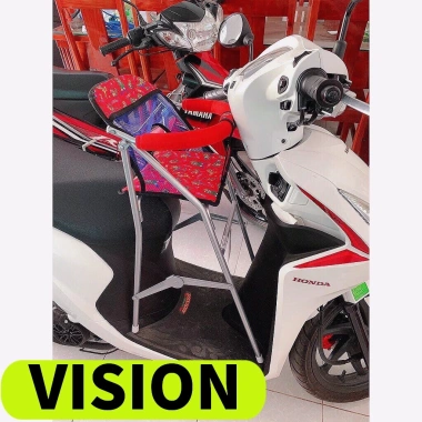 Ghế ngồi xe VISION vòng an toàn, ga xếp sắt sơn tĩnh điện, giá chỉ 193.380₫ 5 Ghế ngồi xe VISION vòng an toàn, ga xếp sắt sơn tĩnh điện, giá chỉ 193.380₫ 5