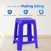 Ghế nhựa cao QUI PHÚC mặt vuông bông combo 4/6/10 ghế an toàn chắc chắn chống trượt tiện lợi giá ưu đãi 209.920₫ 3