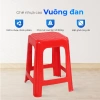 Ghế nhựa cao QUI PHÚC mặt vuông - Combo 4,6,10 ghế, tiện lợi, chống trượt, an toàn, chịu lực 90kg - Giá ưu đãi 236.160₫ 3