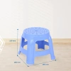 Ghế nhựa lùn tròn QUI PHÚC nhỏ combo 2-4 ghế, tiện lợi, đa năng, chắc chắn, bền màu 2