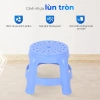 Ghế nhựa lùn tròn QUI PHÚC nhỏ combo 2-4 ghế, tiện lợi, đa năng, chắc chắn, bền màu 3