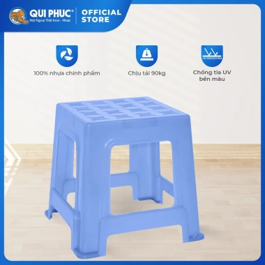 Ghế nhựa Super QUI PHÚC 2,4,6 ghế - chân chống trượt, chắc chắn, không kẹt, dùng cho trường học, giá 88.560 VND