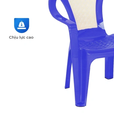 Ghế nhựa tựa lưng QUI PHÚC combo 4-6-10, lưng mây, chống trượt, thoải mái giá 419.840₫
