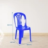 Ghế nhựa tựa lưng QUI PHÚC lớn, lưng sọc, chống trượt, combo 4-6-10 ghế, chắc chắn, an toàn 2