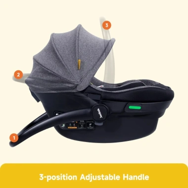 Ghế Nôi Ô Tô Jovikids Aria + Đế ISOFIX - ECE R129/04, 0-18 Tháng (40-87cm), 2.725.000₫ 4